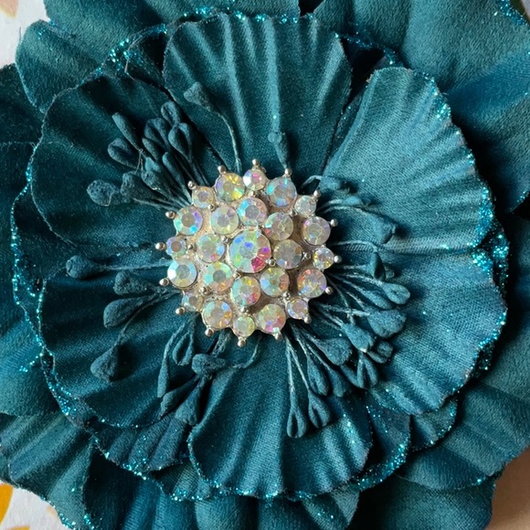 🪻 TIEKS TEAL FLOWER 🪻 NWOT - Picture 10 of 16